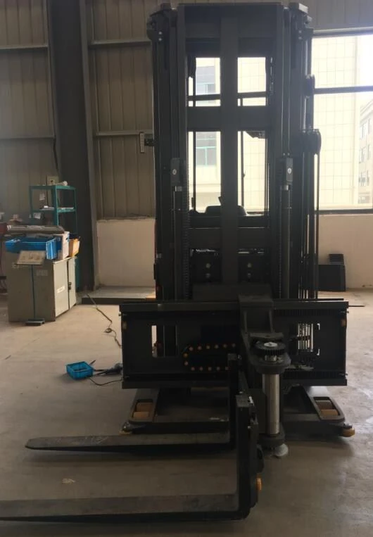 cheap 3 Way VNA Narrow Aisle Forklift Truck Electric Stacker Load Capacity 1500kg Lifting Height 9000mm