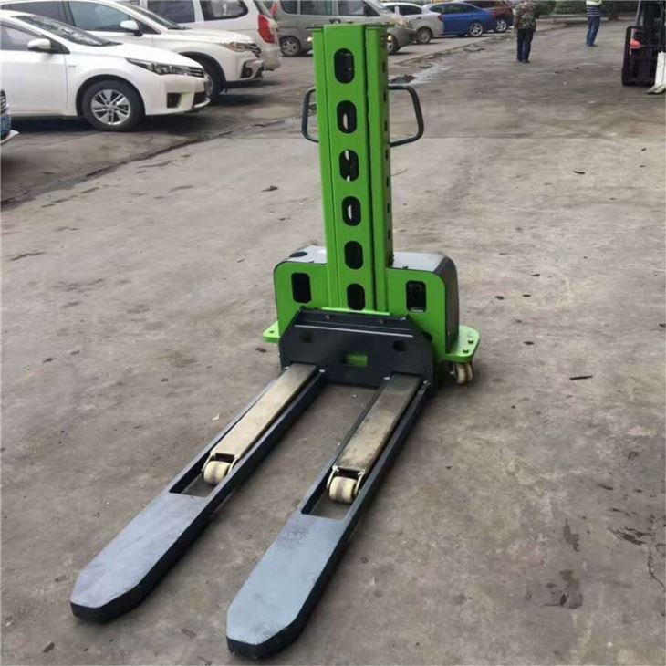 500kg 1m Electric Portable Self Loading Pallet Lift factory