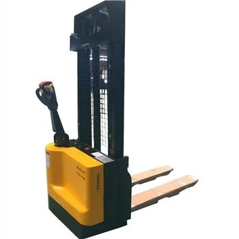 Ecnomic Full Electric Pallet Stacker Walkie Operation
